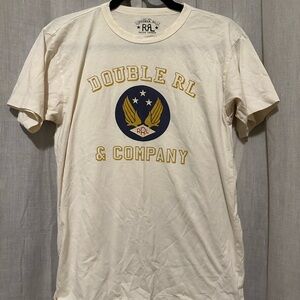 Ralph Lauren Cream Graphic Tee
